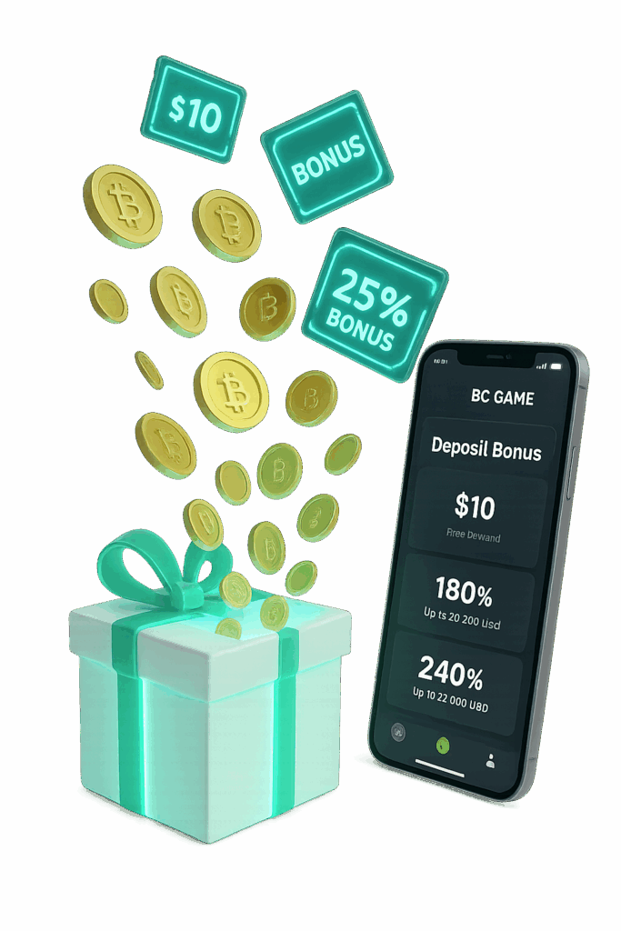 Бонусы BC Game за пополнение