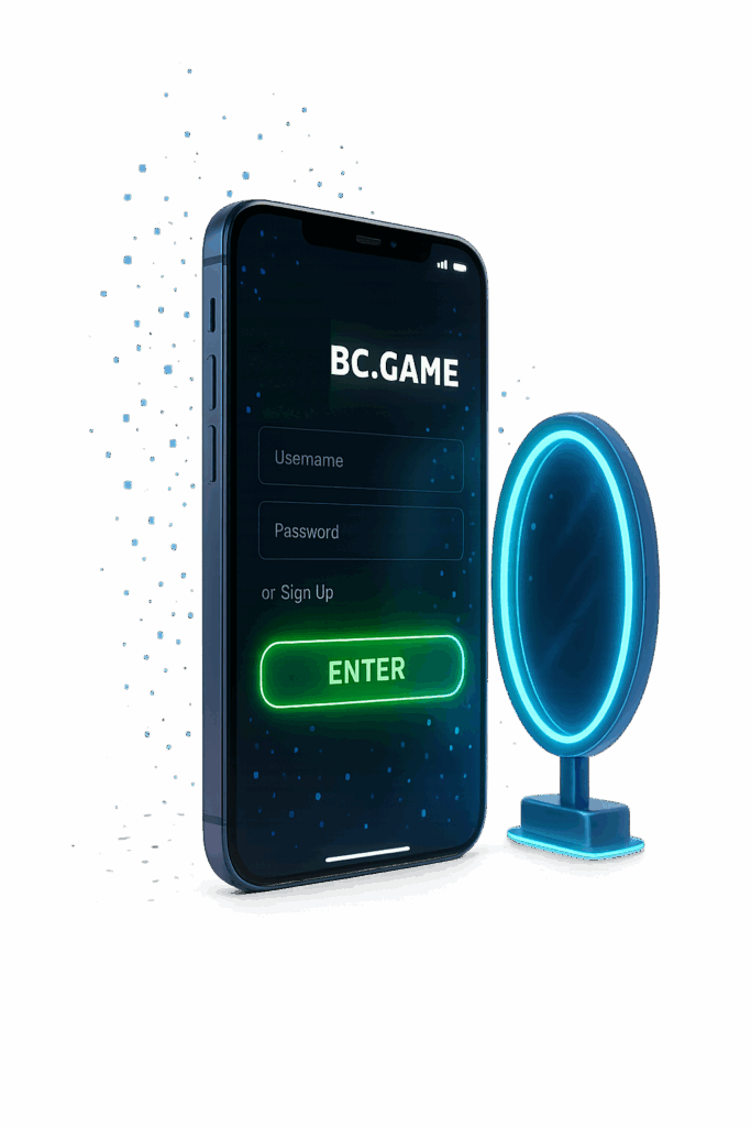 Начало игры через BC Game зеркало