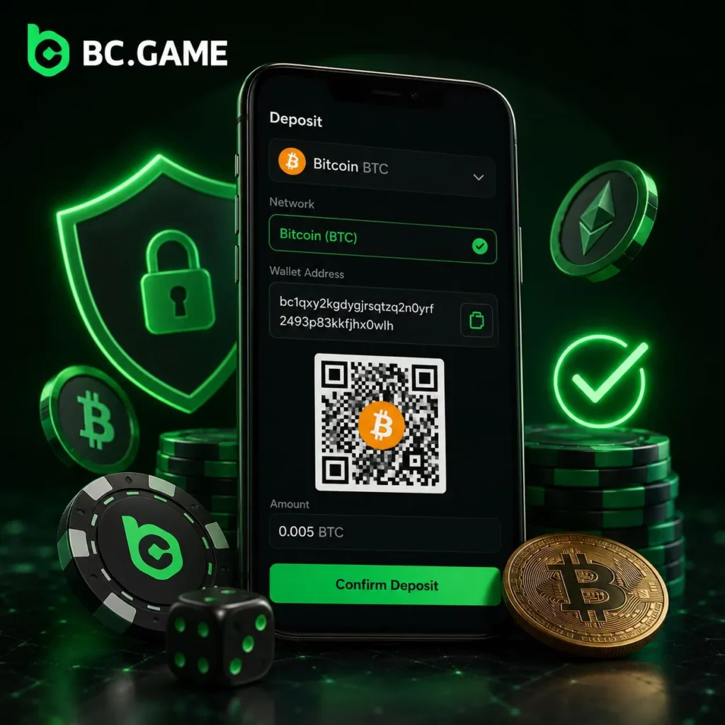 BC Game Crypto Payments