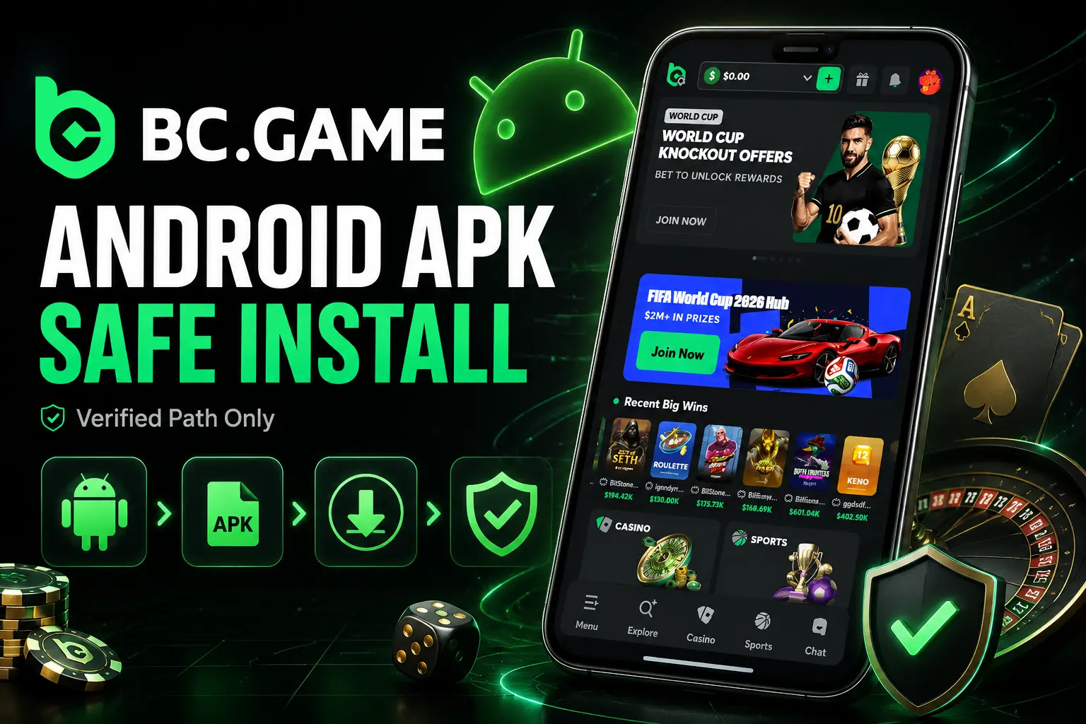 BC Game download for Android: APK installation guide