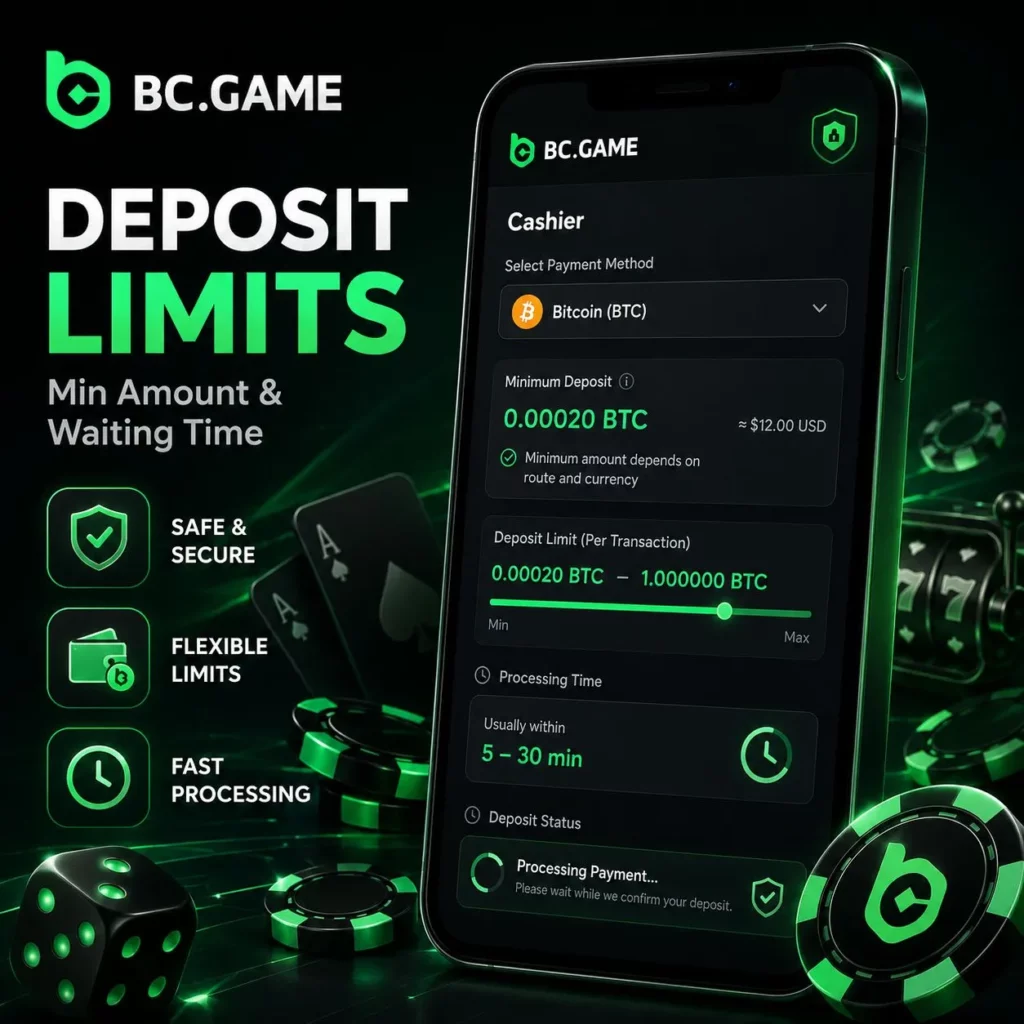 BC Game Deposit Limits