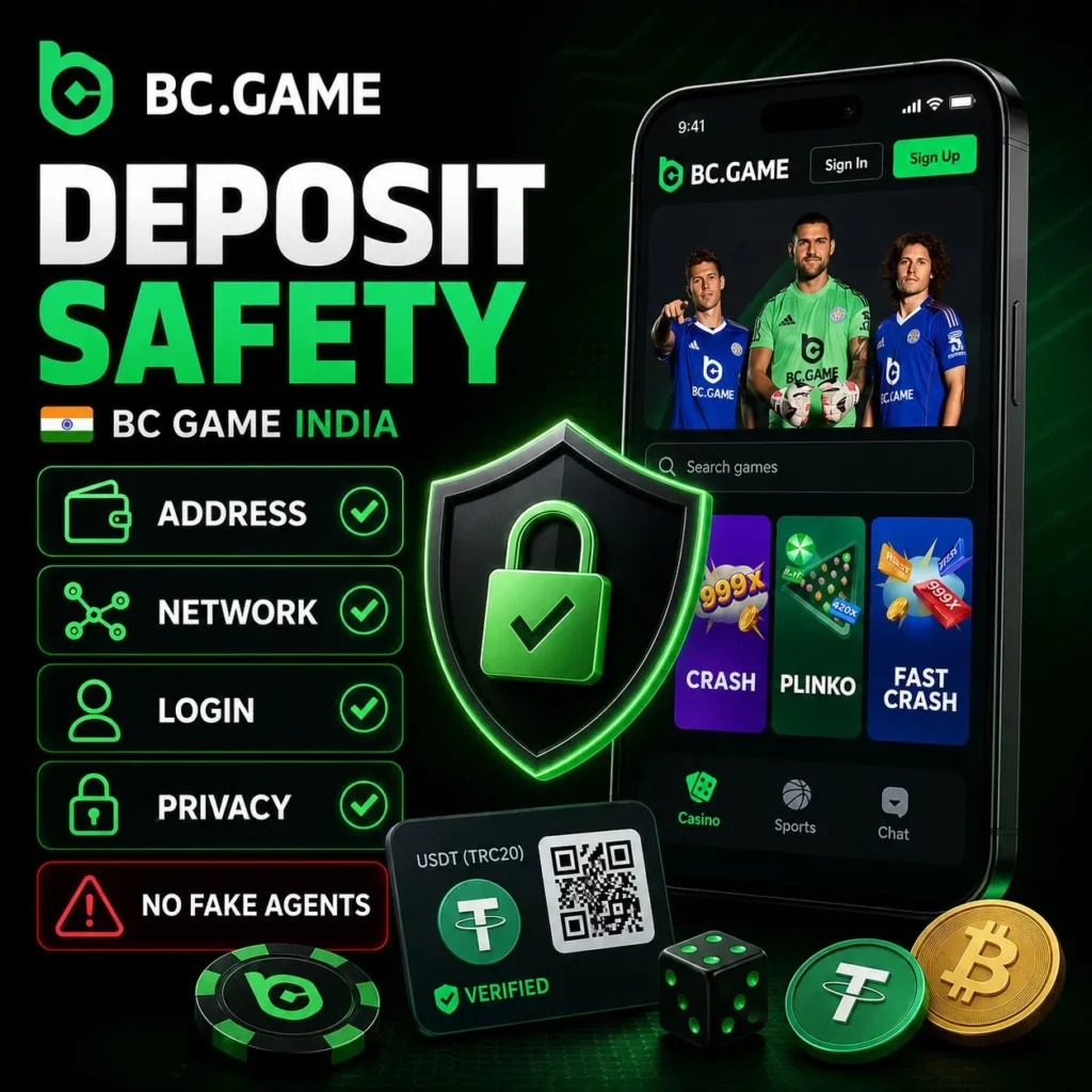 Deposit Safety BC Game India